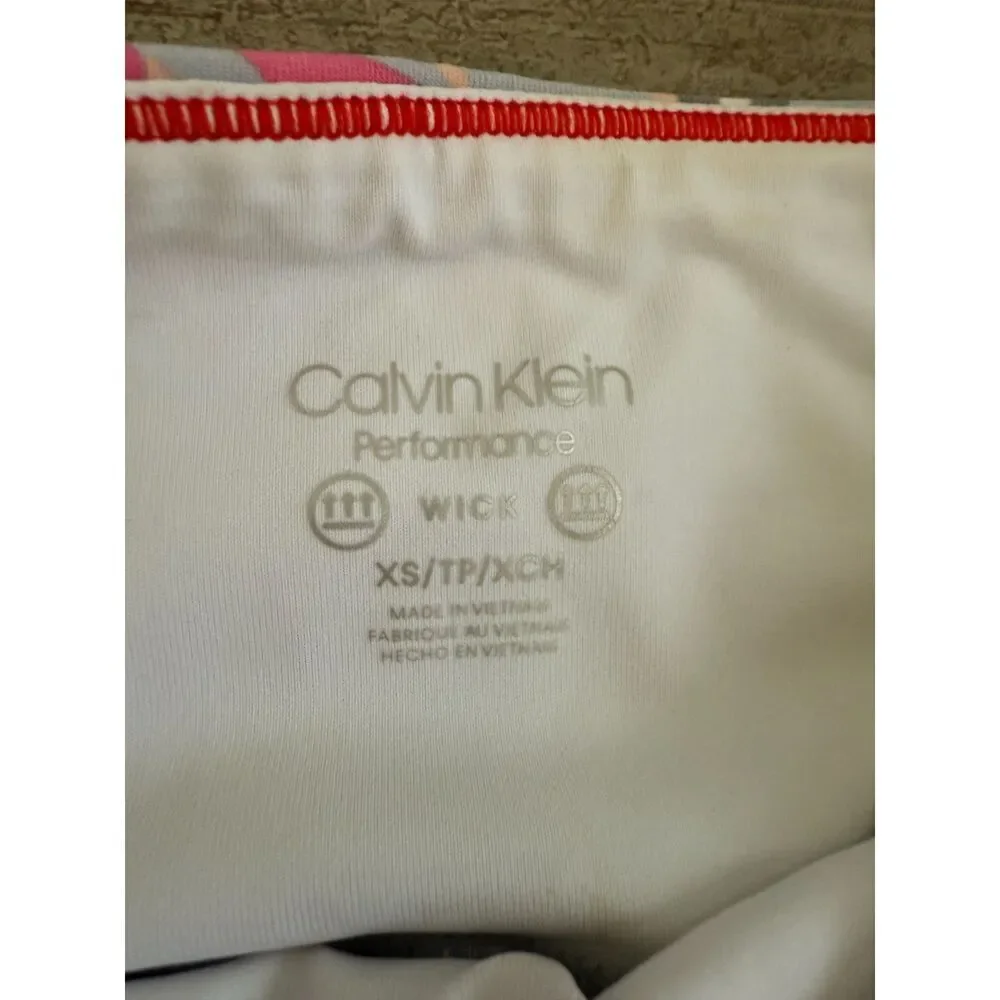 Calvin Klein Womens Side Pocket High Waist Tights